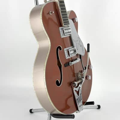 2021 Gretsch Limited Edition Falcon G6136TSL-CPM LTD – 2 Tone Copper / Sahara Metallic image 6