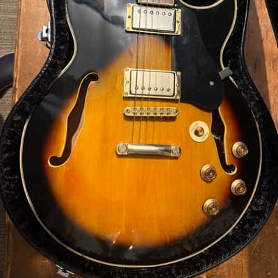 Tolvanen ES175 Gibson Copy 1990 - Black/Sunburst image 2