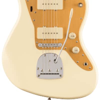 Fender Squier J Mascis Jazzmaster Electric Guitar with Tremolo - Vintage White image 1