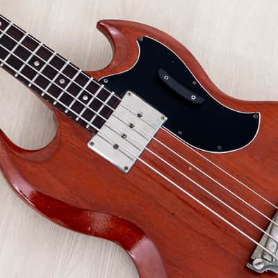 1964 Gibson EB-0 Vintage Short Scale Bass Cherry, 100% Original w/ Case image 7