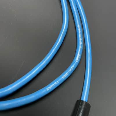 Vintage Belden 9271 Twinax Instrument Cable Blue w/ PJI-047B Connectors image 3