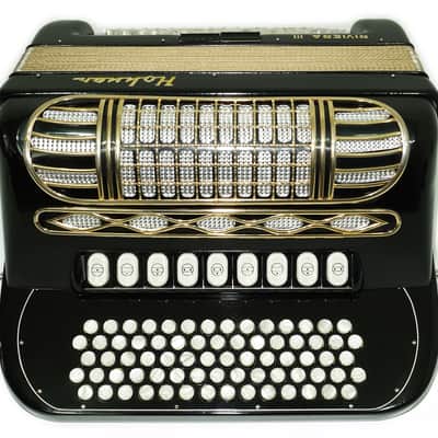 Hohner Riviera III 5 Row Lightweight Button Accordion 96 Bass made in Germany, C Griff, New Straps and Soft Bag, Original Accordeone de Botones, 2714 image 8