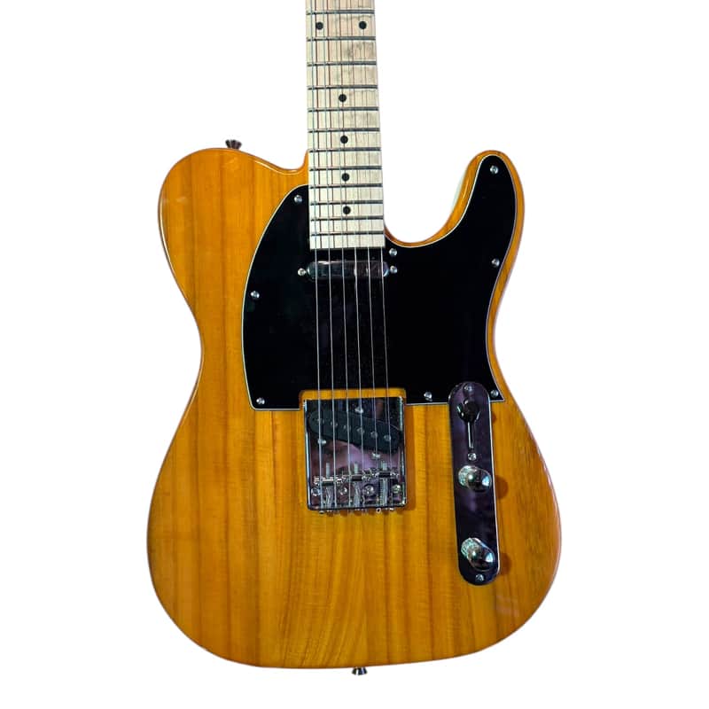 Tele-Style Electric Guitar – Natural Finish | Maple Neck | Dual Single Coils image 1