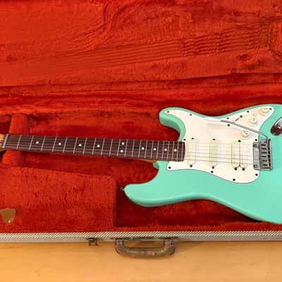 Fender Stratocaster Jeff Beck model with Lace Sensor pickups, built in 1993. I special ordered it in 1994 and I'm the only owner. - Surf Green image 2