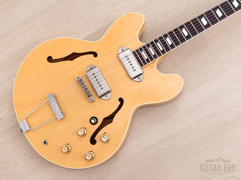 1993 Epiphone Casino Natural Near-Mint, Pre-Elitist Revolution-Spec, Japan Terada image 1