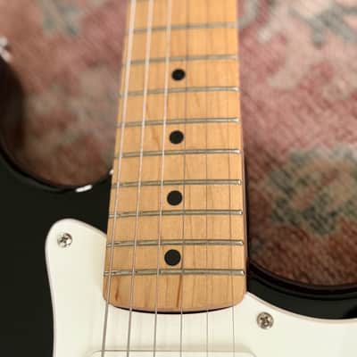 Fender Stratocaster 1995 Squier Series Maple Neck Made in Mexico MIM Black Gig Bag image 15