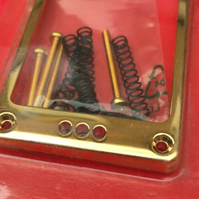 Schaller Humbucker Triple Hole Pickup frame Gold Flat image 2
