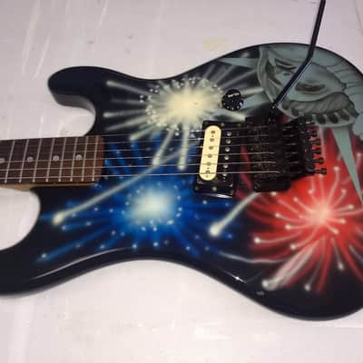 Kramer Baretta 1986 Kline Graphics Lady Liberty image 5