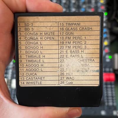 Yamaha CARD ROM Yamaha RX5 - Waveform Data Cartridge🎵💾 (59) image 2