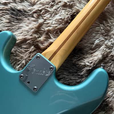 1997 Fender US Lone Star Stratocaster - Teal Green Metallic image 13