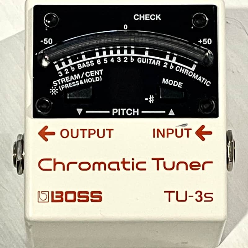 Black Boss TU-3S chromatic tuner in box and out of box.
