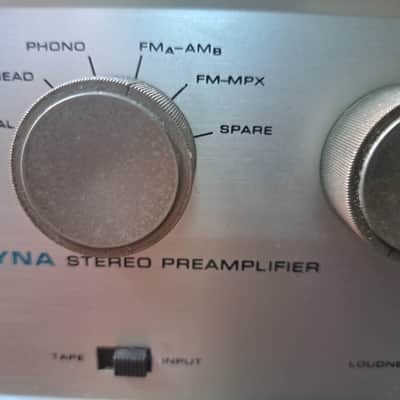 Dynaco Pas 3 tube preamp w/ Fm3 tuner 1960s as is. image 4