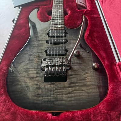 Ibanez RG8570Z-BRE J. Custom with Rosewood Fretboard 2017 - 2019 - Black Rutile US CUSTOMERS TARIFF FEES ARE INCLUDED IN SHIPPING COST AND PREPAID image 3