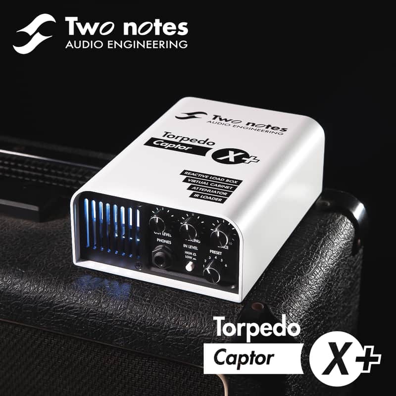 NEW IN STOCK! Stereo Two Notes Torpedo Captor X + 8 Ohm Reactive Load Box & Cab Sim image 1