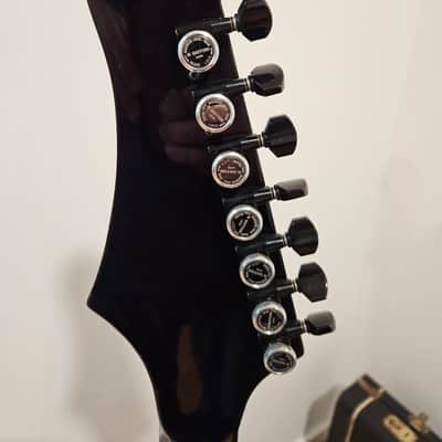 Grzenia 7 string guitar, single-cut with Firebird style headstock image 10