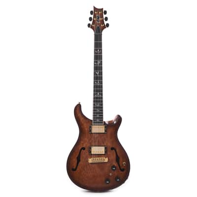 PRS Private Stock Hollowbody II Piezo Redwood Burl Natural w/Wrap Around Micro Burst (Serial #0349740) image 4