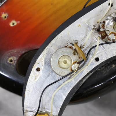 1977 Fender Precision Bass - Sunburst - OHSC image 22