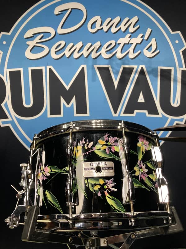 Yamaha - 8x14" SD980 Vintage MIJ Recording Custom, Hand-Painted Snare Drum, Immaculate! 1980s image 1