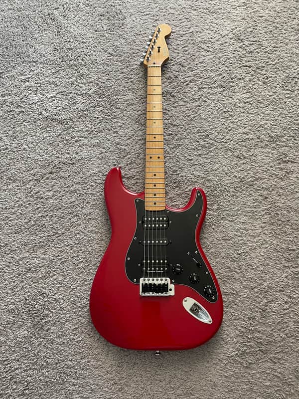 Fender Standard Stratocaster 1994 MIM HSH Torino Red Vintage Modified Guitar image 1