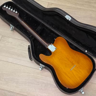 Heavily upgraded Fender American Performer Telecaster with all Rosewood Neck - Honeyburst image 6