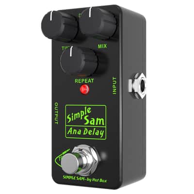 Simple Sam Ana Delay 500ms Pure Analog Guitar FX Pedal Bypass Astounding Tone image 3