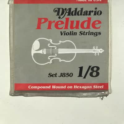 D'Addario Prelude J850 1/8 Violin Strings image 1