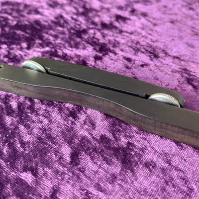 Hofner real vintage 1960's jazz guitar bridge assembly * fine african black ebony * Made in Germany image 5
