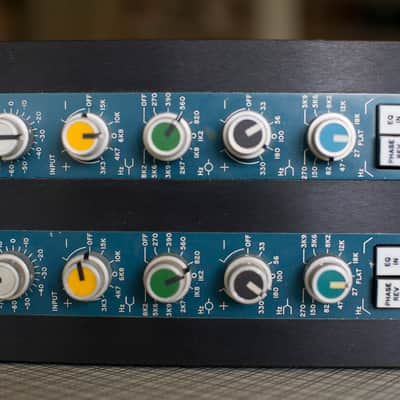 Calrec PQ 1161 Mic Pre-amp and EQ pair, racked mid-70's image 3