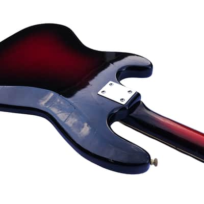 1966 Hofner 185 shortscale bass in Redburst Tocotronic (Vintage, Restored) image 17