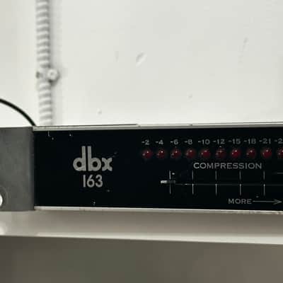 dbx 163 Compressor / Limiter Pair 1980s - Black image 2