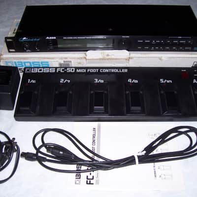 Boss/Alesis FC 50/Quadraverb 2 combo Mid 90's Black image 1