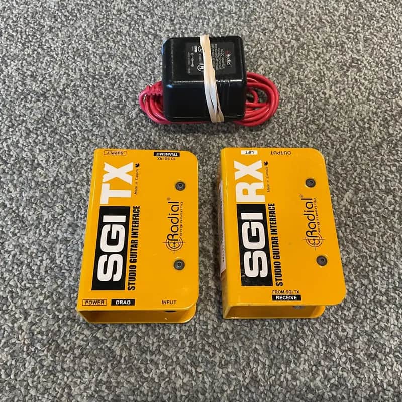 Radial SGI Studio Guitar Interface 2010s - Yellow image 1