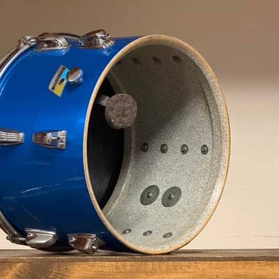 1970's Ludwig 13" Blue Silk 3-Ply Rack Tom 9x13 image 9