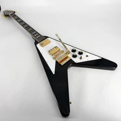 2020 Gibson Custom Shop Murphy Aged Jimi Hendrix 1969 Flying V - Ebony image 1