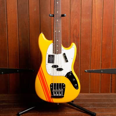 Fender Vintera II '70s Competition Mustang Bass Guitar Competition Orange image 2