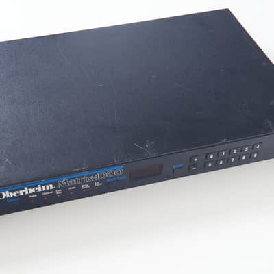 Oberheim Matrix 1000 Rackmount 6-Voice Synthesizer 1987 - Black image 5