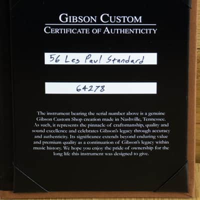 Gibson Custom M2M 1956 Les Paul Standard VOS Handpicked Top, Royal Tea Burst Top #8 64278 image 8
