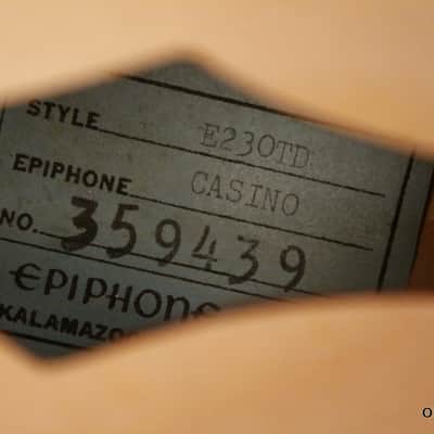 Epiphone E230TD Casino JOHN LENNON specs 1965 image 25