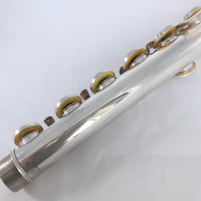 Yamaha yfl-517 solid silver headjoint AM cut image 4