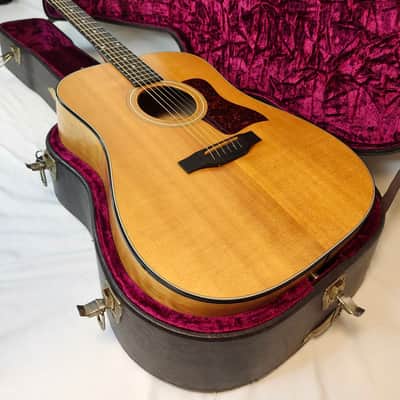 Vintage 1995 Taylor 420 Dreadnought, All Solid USA Made Spruce Top w/Figured Maple B&S, Active Pickup, OHSC image 2