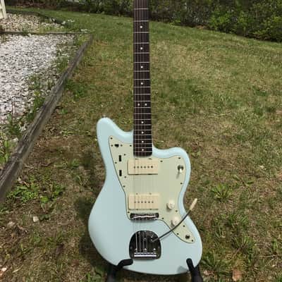 Fender VM Jazzmaster Sonic Blue with Matching Headstock Upgraded image 2
