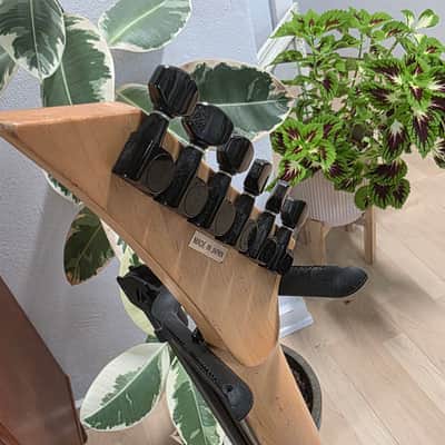 ESP THE JUNIOR Ferrari Red Jackson lawsuit headstock Japanese Super Strat MIJ JAPAN image 12