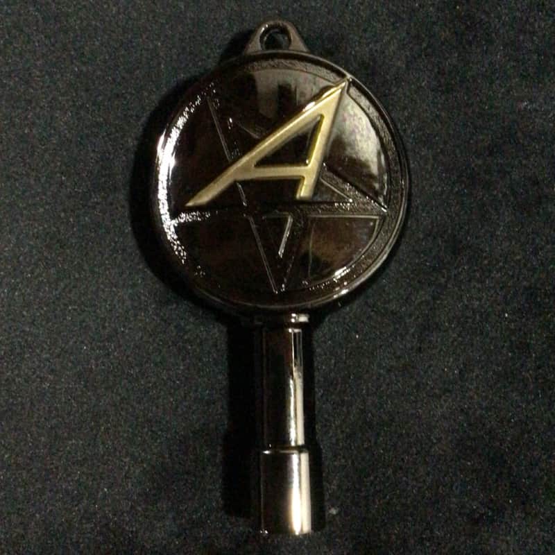 Charlie Benante - Anthrax - Black Chrome - Signature Drum Key image 1