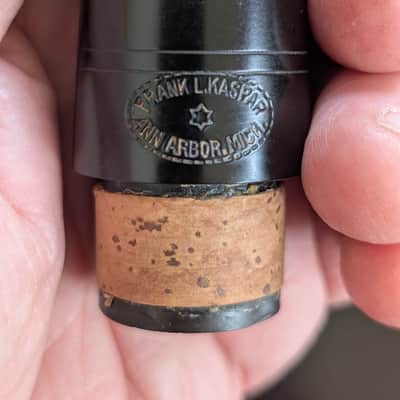 Frank L. Kaspar Vintage Clarinet Mouthpiece/Superb image 12