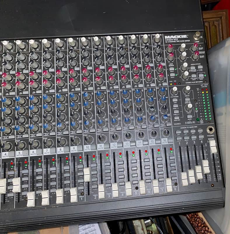 Mackie CR1604-VLZ 16-Channel Mic / Line Mixer 1997 - 2002 - Dark Gray image 1
