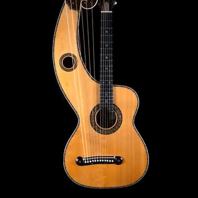 Lark In The Morning Harp Guitar Vintage Natural image 1