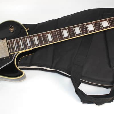 2015 Epiphone Les Paul Custom Pro • Ebony • Gibson Gig Bag image 1