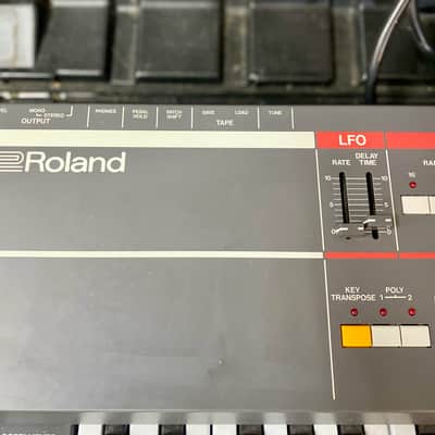 Roland Juno-106 61-Key Programmable Polyphonic Synthesizer With Roland Case - Black image 8