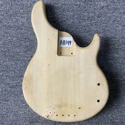 Solid Basswood 4 String StingRay Style Bass Body image 1