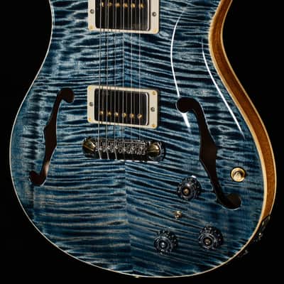 PRS Wood Library Hollowbody II Piezo 10 Top Faded Whale Blue Brazilian Rosewood (758) image 1